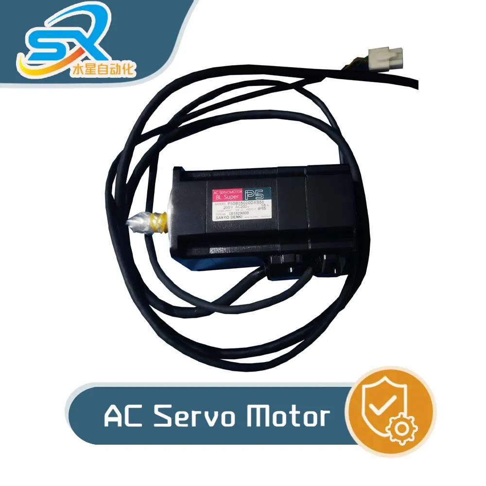 

100% оригинальный мини-двигатель Sanyo для робототехники P50B05020DXS50, 200 Вт, хорошее состояние, работает хорошо, пожалуйста, запросите