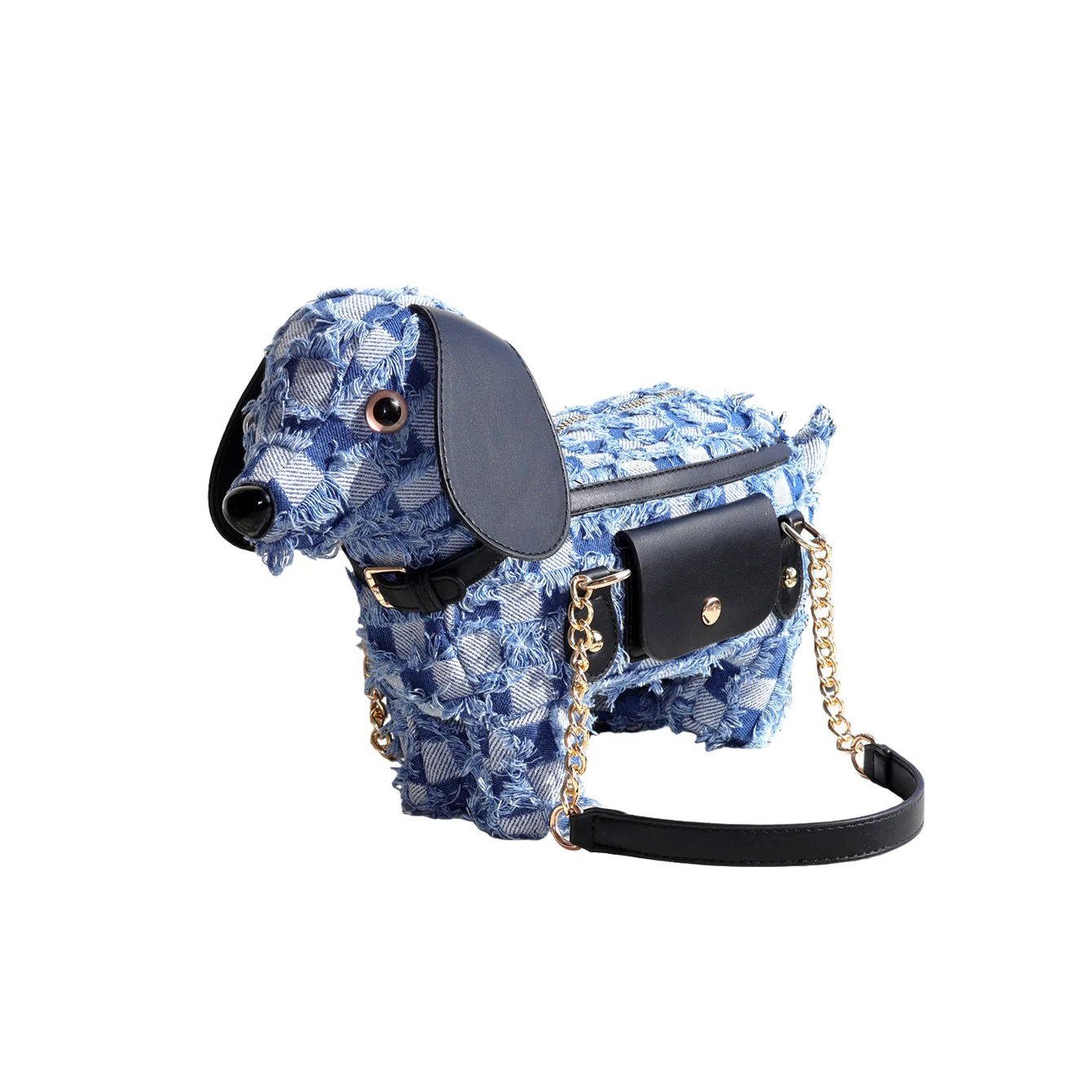 2026 Latest Designer Single Ladies Shoulder Bag Creative Cute Puppy Cartoon Dog Handbag for Young Girls Pu Leather Crossbody Bag