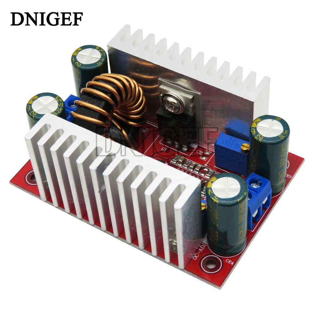 DC 400W 15A Step-up Boost Converter Constant Current Power Supply LED Driver 8.5-50V to 10-60V Voltage Charger Step Up Module