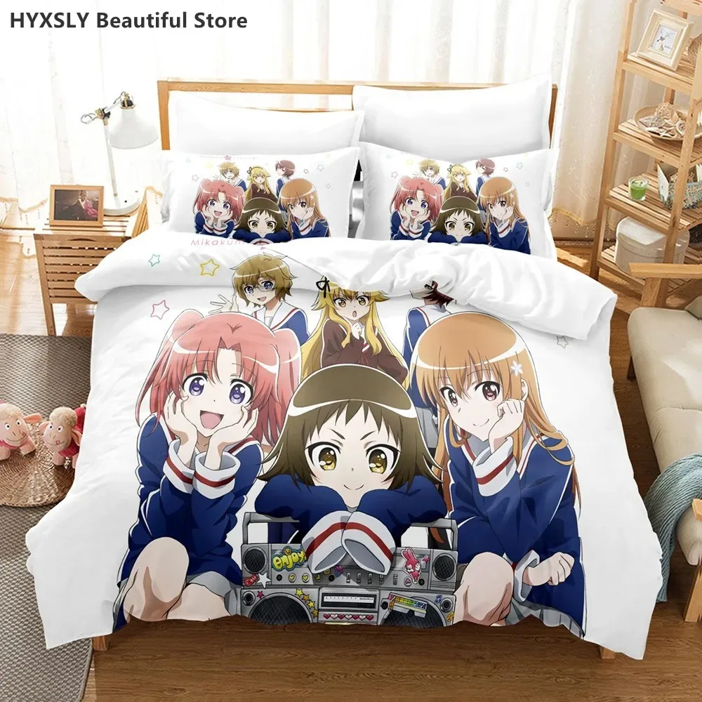 Engaged to the Unidentified Anime Bedding Set Pillowcases Single Full Queen King For Girl Kids Anime 3D Bedding Set Duvet Covers