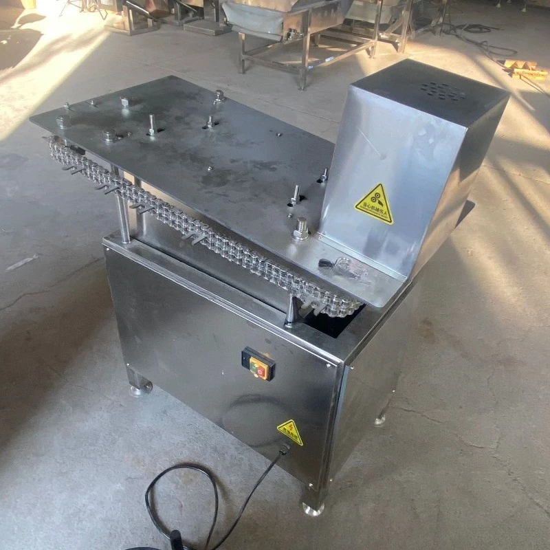Stainless steel chicken feet boning machine, pickled pepper chicken feet boning machine