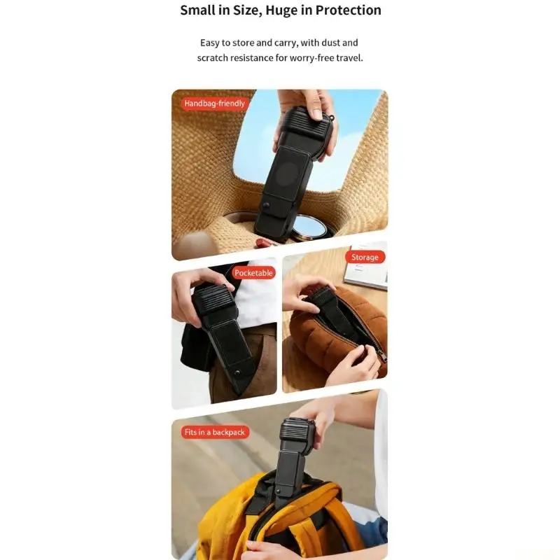 B03F Travel Friendly Cover For Pocket 4 Stabilizers Builts In Soft Cloth Padding And for External Accessories