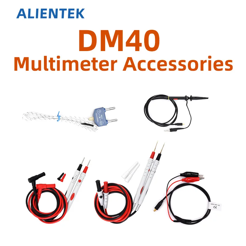 

ALIENTEK DM40 Multimeter probes Crocodile clip probe Digital Multimeter Signal Generator 3 in 1 Accessories Tools