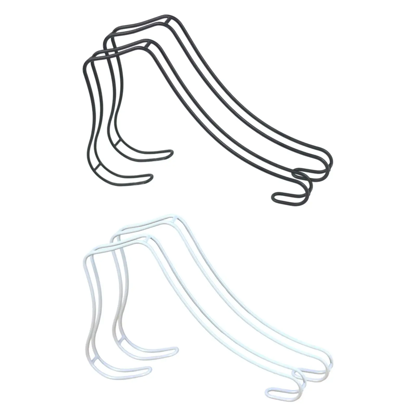 2Pcs Sandal Shoes Display Stand Inserts Sturdy for Home Retail Store Mall