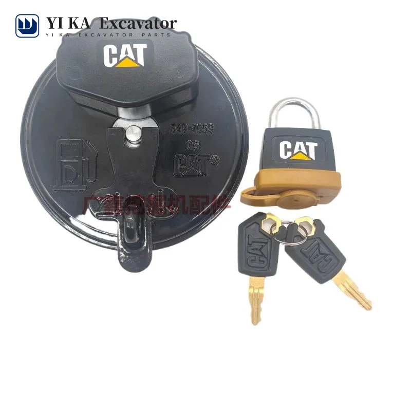 

For Caterpillar cat Excavator Tank Cat 313 320 336 349D2 GC New Diesel Tank Cap Padlock