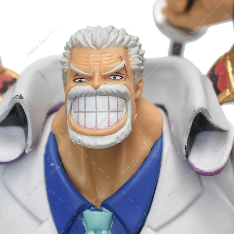 19cm One Piece Figure Monkey D Garp Navy Run Dream Of Garp Magazine Figurine Toys PVC Anime Action Model Doll for Children Gifts