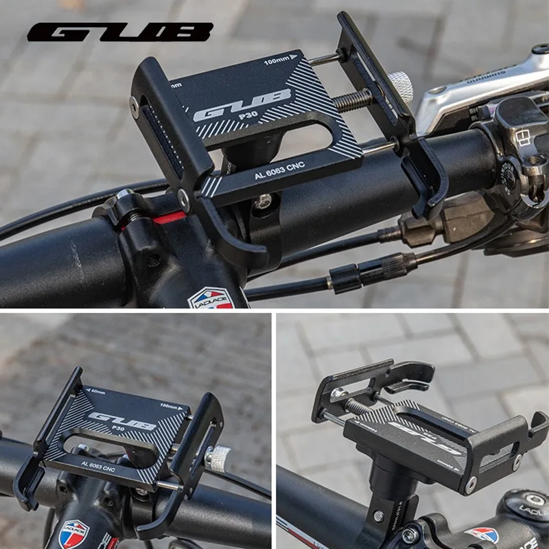 GUB P30 Aluminum Bike Phone Holder for 3.5\