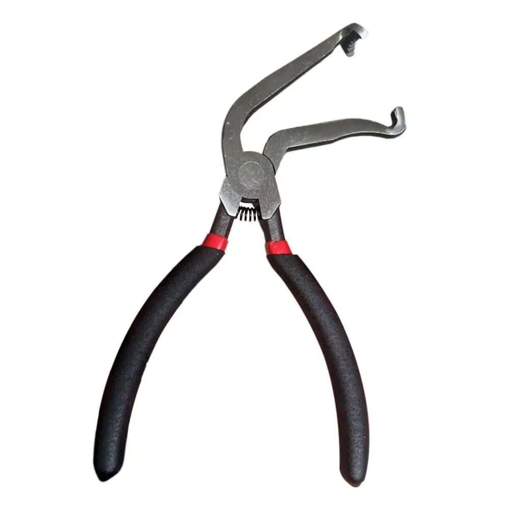 60° Angle Electrical Disconnect Pliers Spring Curved Automotive Hose Tools Push Tab Style Connector Pliers for Automotive Repair