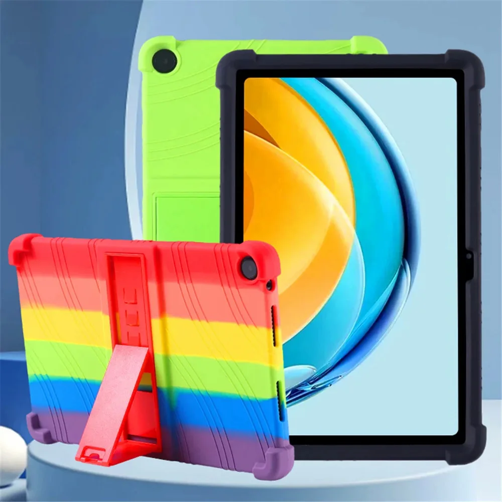 

Baby Safe Soft Silicone Case For Huawei MediaPad M5 lite T5 T3 8 10 For Huawei MatePad 11 T10S T8 10.4 Pro 10.8 Tablet Cover