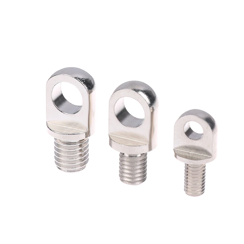 New Sale 3Pcs Brass Stud Nuts & Eye Bolts With Hole M3/M4/M5/M6/M8/M10 - Copper Lifting Eye Screws Set