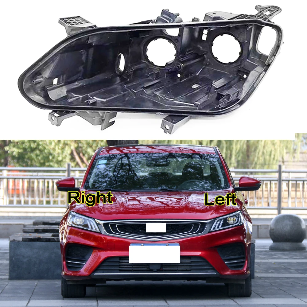 

For Geely Binray 2018-2020 Headlight bottom shell Auto Repair Replacement Parts Headlight cover bracket Black bottom case