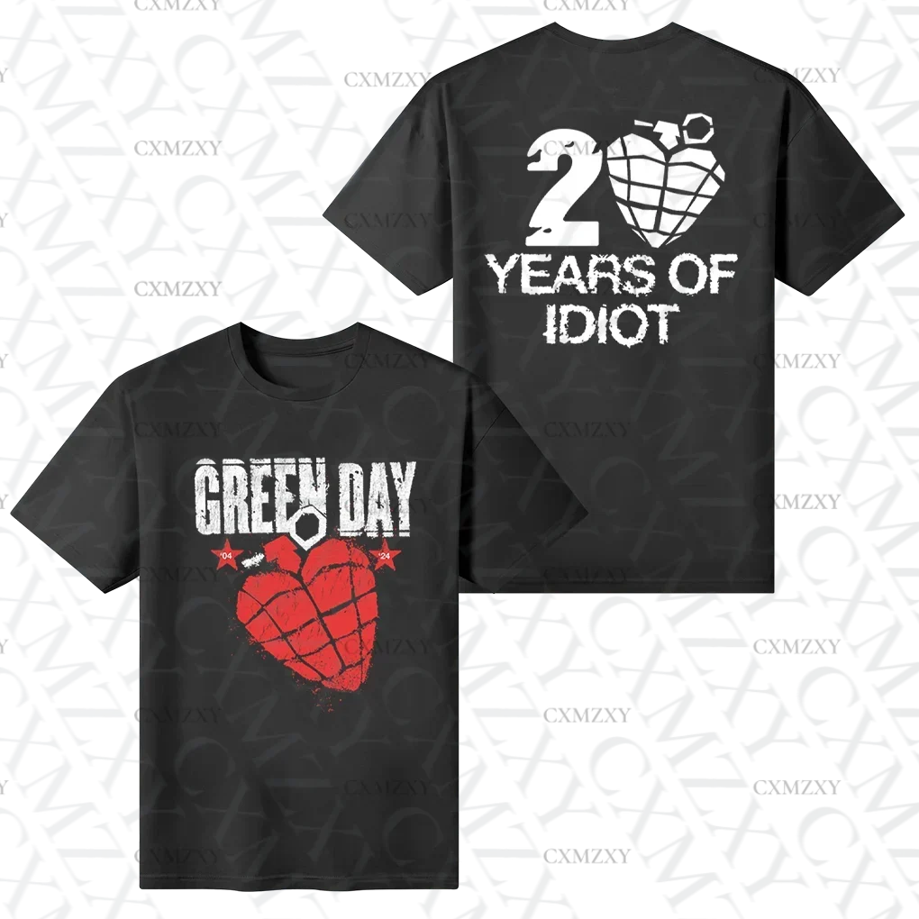 

2025 new Fashion Green.Day T Shirt Music Rock Shirt Summer Boys Girls Tee Kids Clothes Baby Teen Boys Shirts