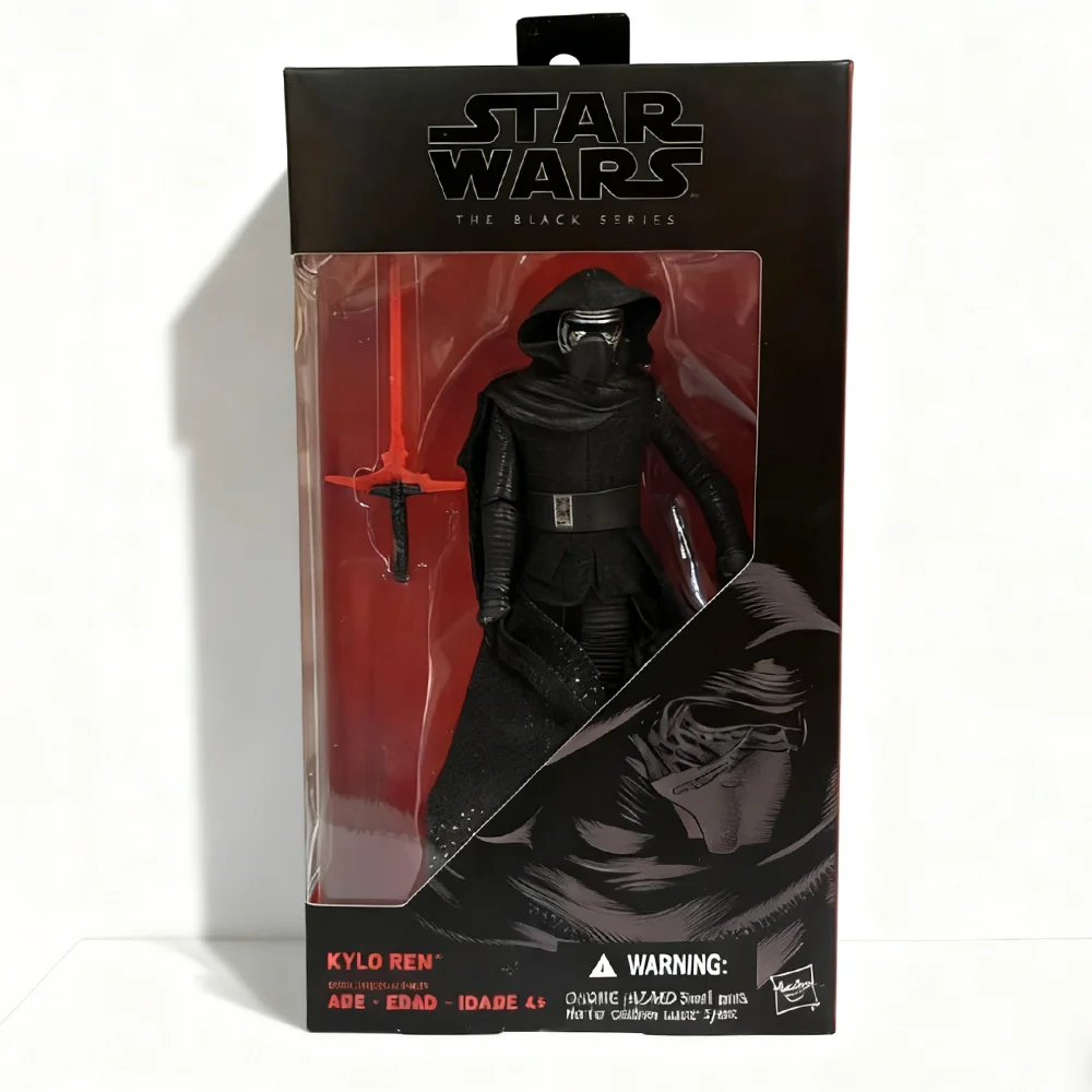 Hasbro Star Wars the Black Series Kylo Ren Action Figure Giocattolo da collezione da 6 pollici per i fan della base Starkiller