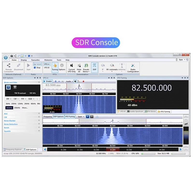 Multi-Function Software-Defined Wireless Receiver Radio Receiver RTL-SDR V3 R820T2 RTL2832U 1PPM TCXO SMA RTLS SDR