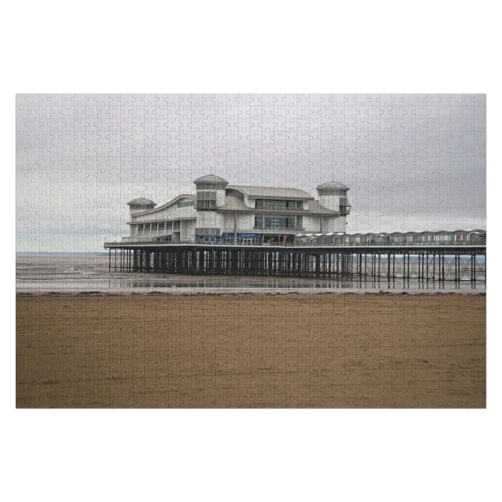 Weston-Super-Mare Grand Pier Jigsaw Puzzle Custom Kids Toy Woodens For Adults Photo Puzzle