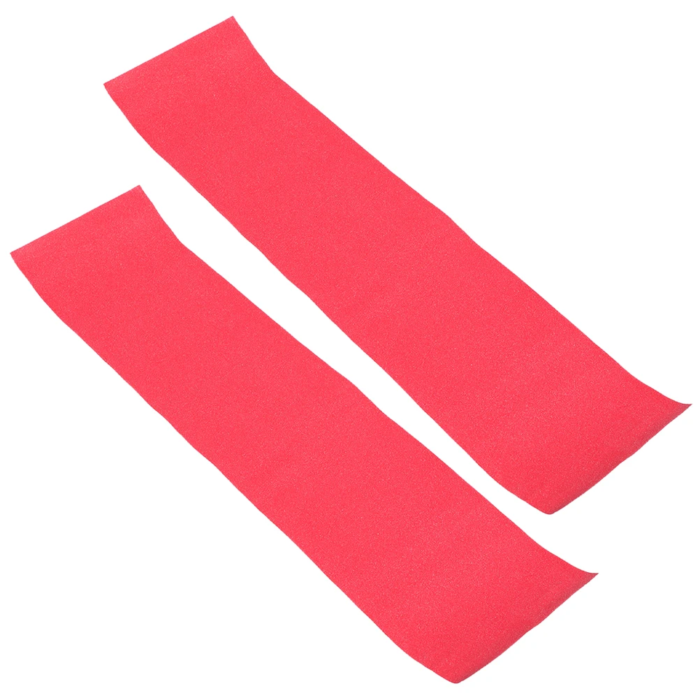2 Sheets Professional Skateboard Grip Tape Strong Adhesion Long-Lasting Wear-Resistant Sheet for Smooth Riding and Unique Style