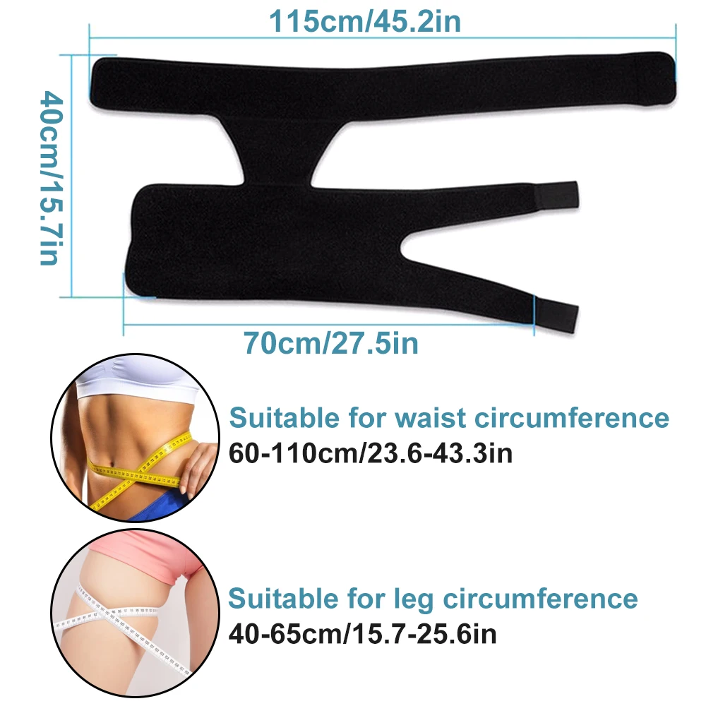 Adjustable Groin Support Wrap Hip Joint Support Waist Groin Sacrum Pain Relief Strain Arthritis Protector Hip Thigh Brace
