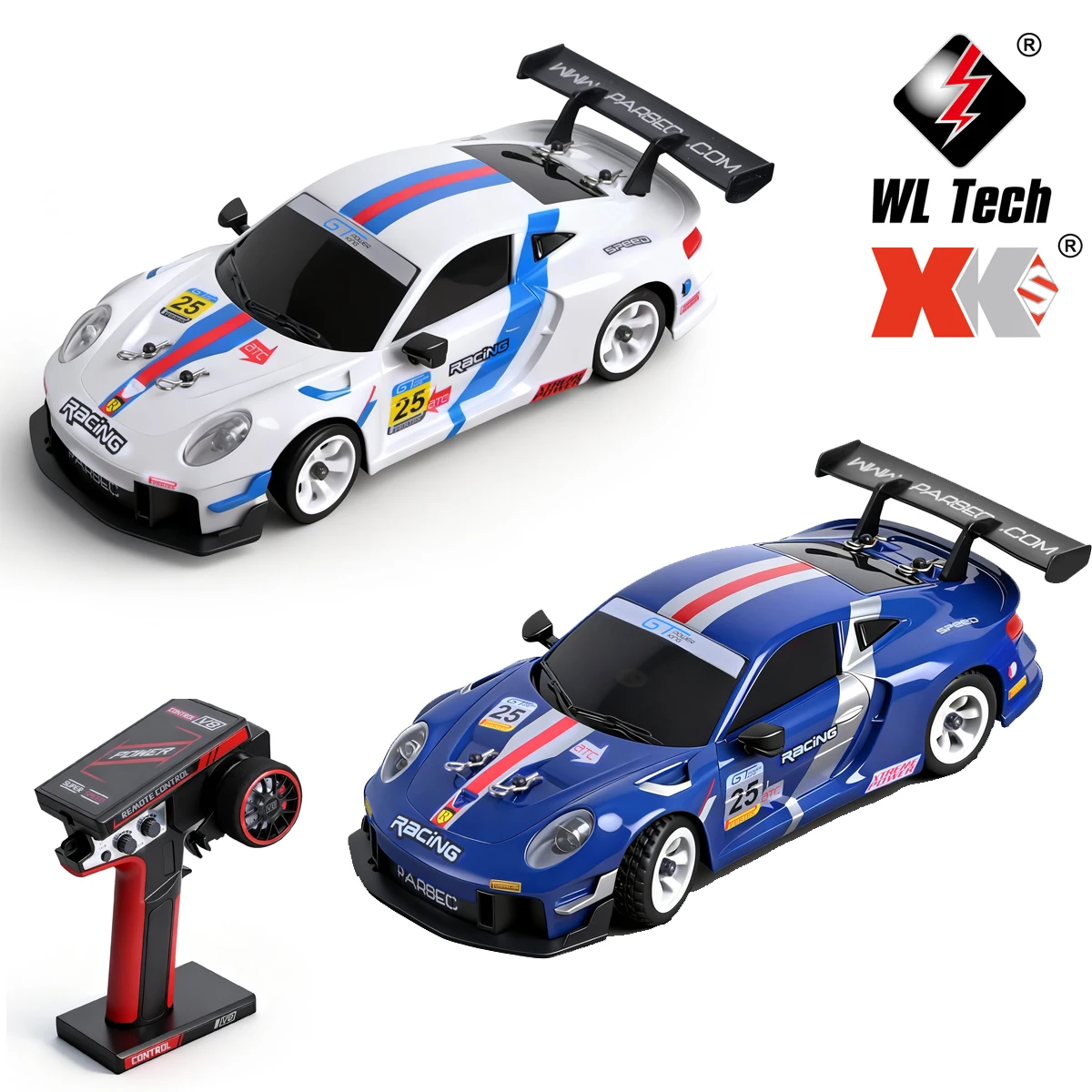 WLtoys 284191 284019-A Upgraded Gyro 1/28 RC Drifting Car 4WD High Speed Radio Control Model 2.4G Drift Racing Vehicle Mini Gif