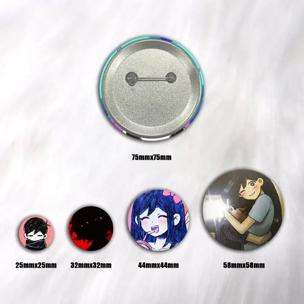 A-Omori Sunny And Mewo Anime Round Badges, Brooches, Clothing Accessories, Birthday Gifts, Anime Conventions
