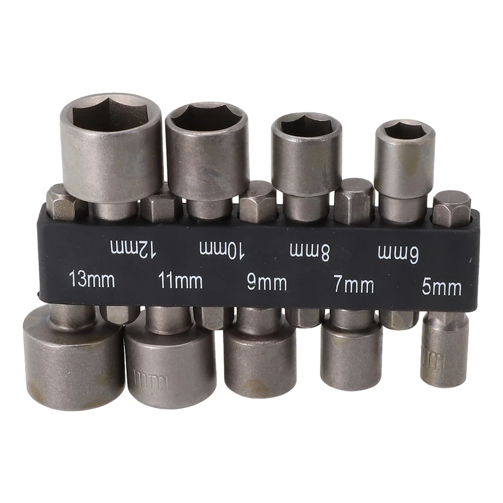 

Ratchet Wrench 10pcs Set with 1 Small 1/4 Socket Wrench and 9 Drill Bit Adapters Suitable for 6 35mm Socket and Bit Applications