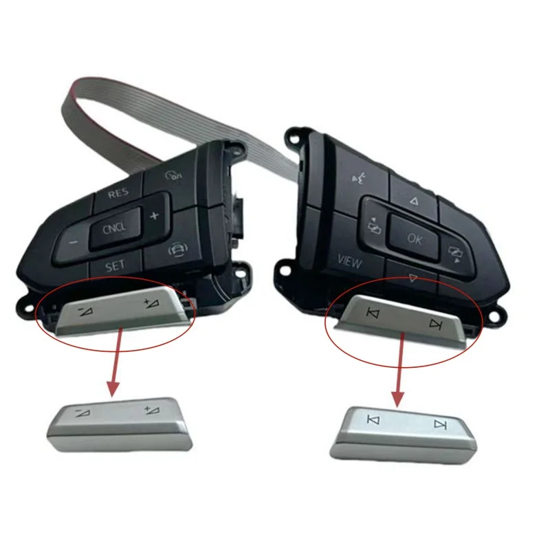 

For 2019-2020 Volkswagen Passat B8/Lamando L/Tacqua/GTI Steering Wheel Buttons To Adjust Sound And Switch Channels Car Stuff