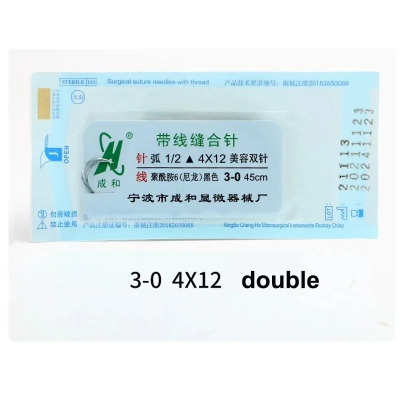 เข็มเย็บคิ้วและเปลือกตาสามเหลี่ยม 10 ชิ้น, เข็มมุมนาโนไม่แผลเป็น, เครื่องมือสําหรับการผ่าตัดรากฟันเทียมเปลือกตา