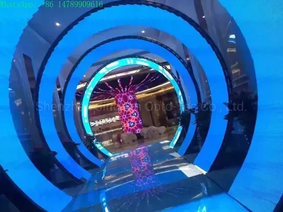320mmx160mm Flexible LED Module P3.076 Indoor Round LED Display