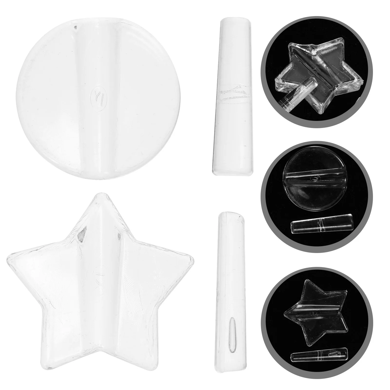 4Pcs Nail Art Design Mold Reusable Frame Bending DIY Manicure Supplies Halloween Gift Idea Nail Equipment Frame Bending Mold