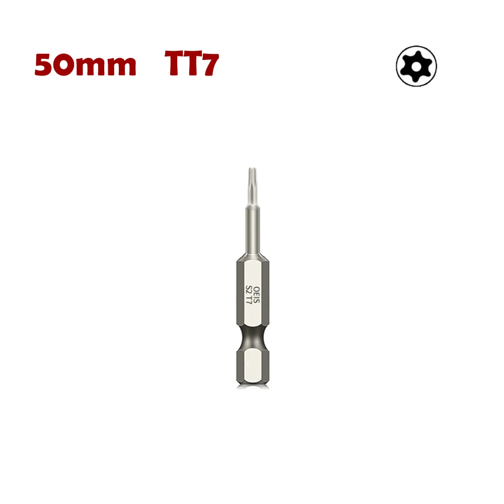 Bits Screwdriver Single Speed Regulating Device Strong Torsion 1/4 Inch Hex 50mm / 2Inch Alloy Steel Brand New