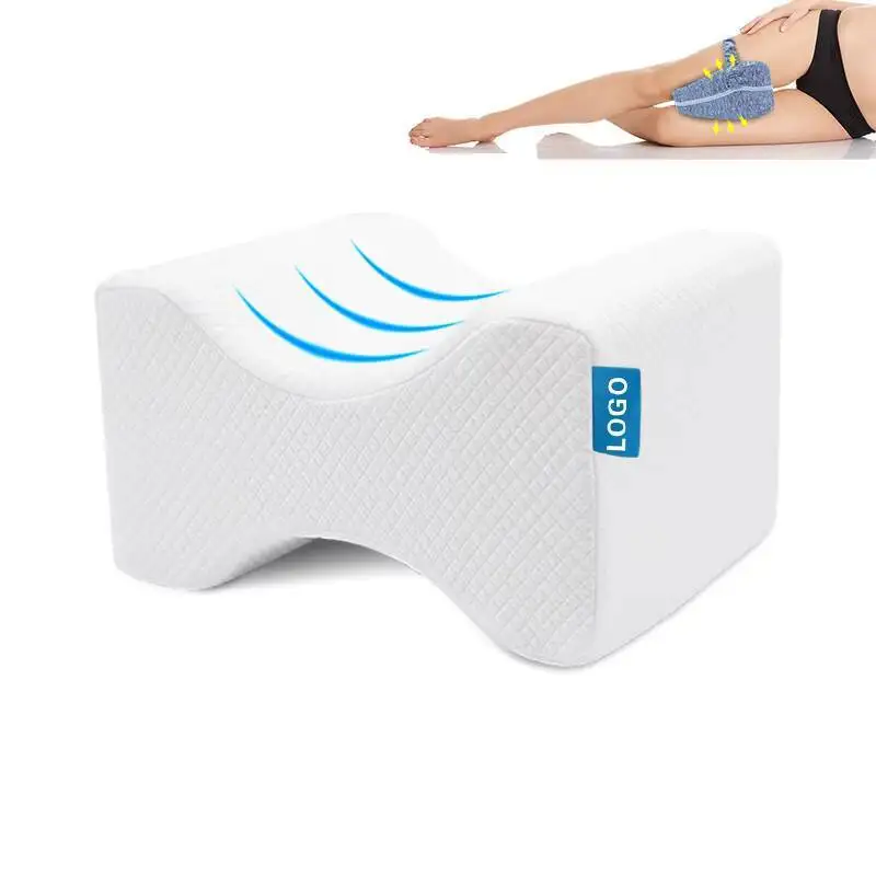 H-Shape  Leg pillow side pillow Memory foam knee pillow with side sleeping belt Leg knee
