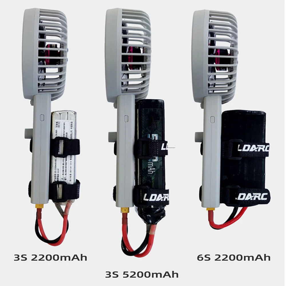 

LDARC F1 TURBO RC Fan Mini Portable Cooling & Dust Blower Powered by Spare Rc Car Battery