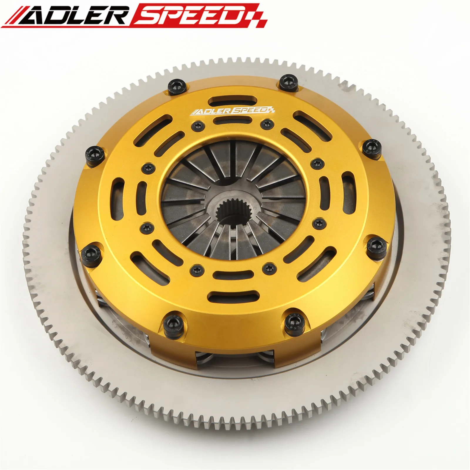 ADLERSPEED RACE TWIN DISC CLUTCH KIT & FLYWHEEL For Audi TT Quattro .VW Beetle Turbo S.Golf GTI; 20th Anniv. 337.Jetta GLI 1.8L