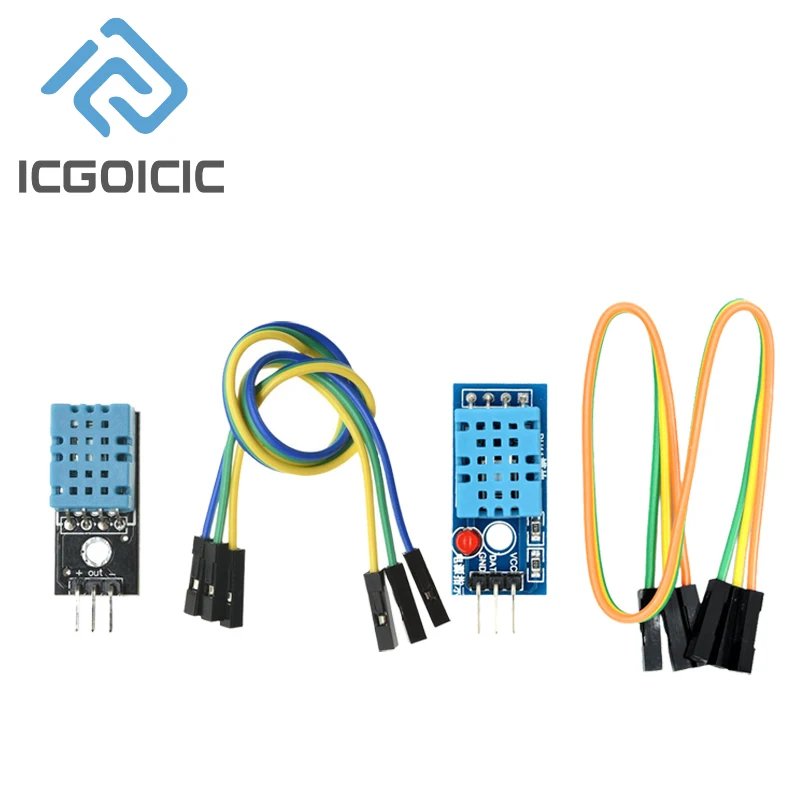 KY-015 DHT11 وحدة استشعار درجة الحرارة والرطوبة الرقمية - 3pin، لمجموعات المبتدئين Arduino DIY