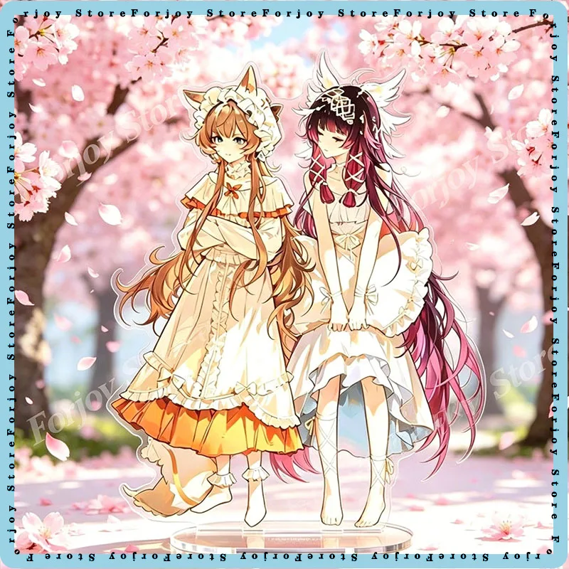 Image of Genshin Impact Fatui Columbina Acryl-Ständer, niedliches Anime-Schreibtischornament, Spiel-Merchandise, Sammlerstück, Geschenk für Klassenkameraden und Freunde