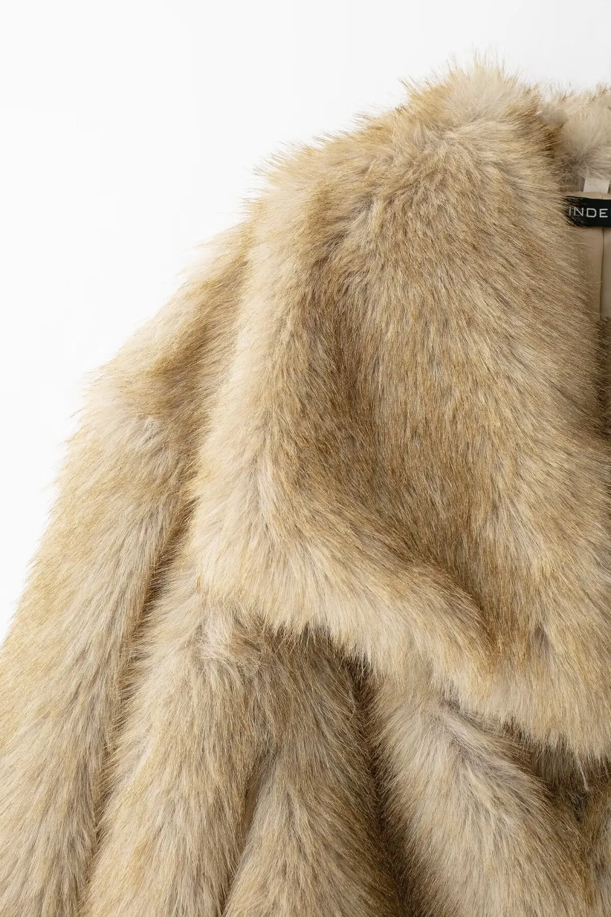 KONDALA Elegant Fur Coat Women's Fall Winter Warm Casual Coat Lapel Faux Fur Coat 2025 Fashion High Street Elegant Female Coat