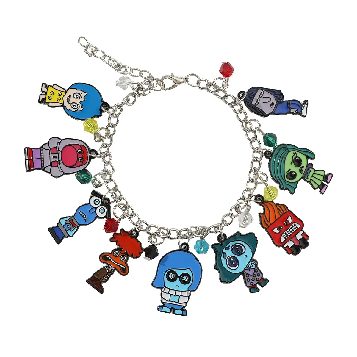 

Inside Out Anime High Quality Cartoon Figure DIY Bracelet Accessories Bangles Festivals Party kid-friendly Cute Bracelet Gifts