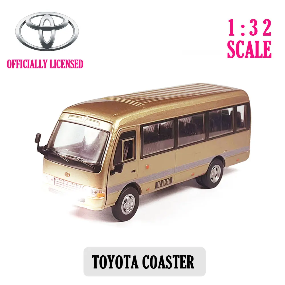 

scale 1:32 Toyota Coaste Diecast Pullback Muscle Car Model Repilca with Light Sound Scale Alloy Miniature Kid Boy Xmas Gift Toy