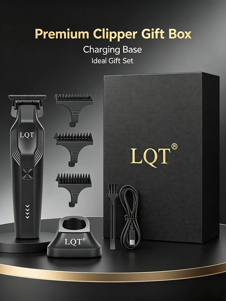 Electric Hair Clipper, Professional Hair Cutting Tool, with 3 Limit Combs, USB Charging, Men's Hair Cutting Tool
