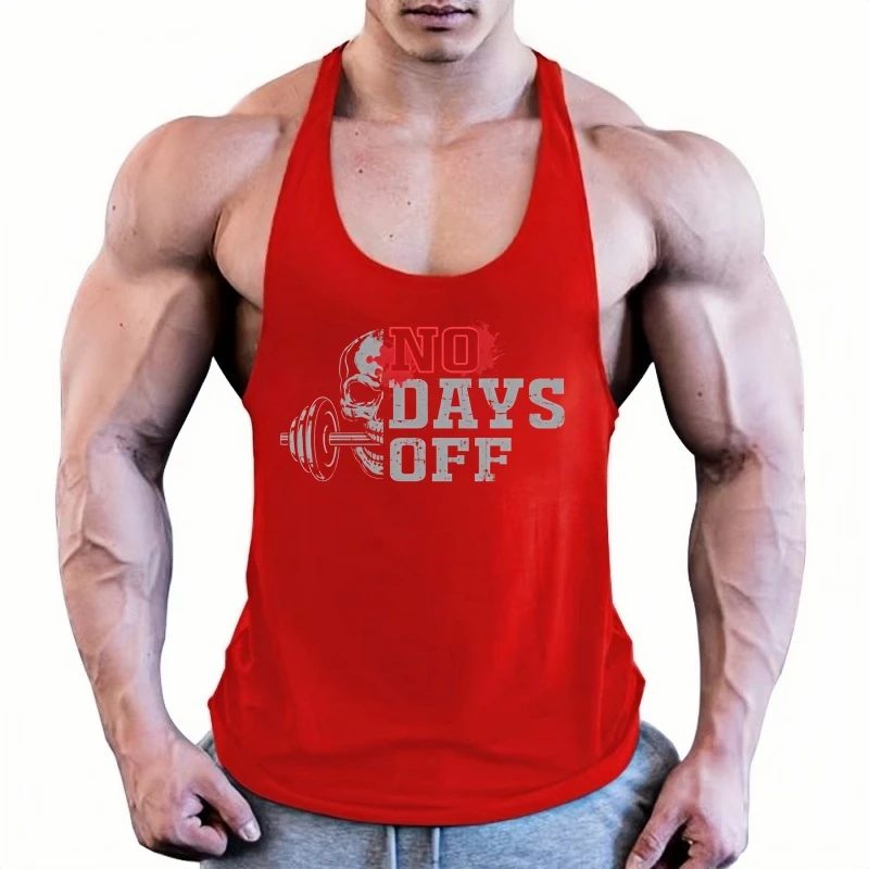 العضلات الرجال الصالة الرياضية تجريب القطن تانك الأعلى الرجال أكمام سترينجر سترة مركزية كمال الاجسام اللياقة البدنية التدريب أكتيفيوير #3