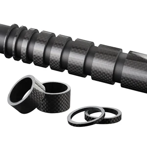 MUQZI Carbonfaser Headset MTB Abstand BMX Klappstallbike Stamm Waschmaschine 1 2 3 5 10 15 20 30 50 mm bis 28,6 mm Fahrradgabel 12 Hauptverkaufskohlenstoff -Raubtierhelm - №10