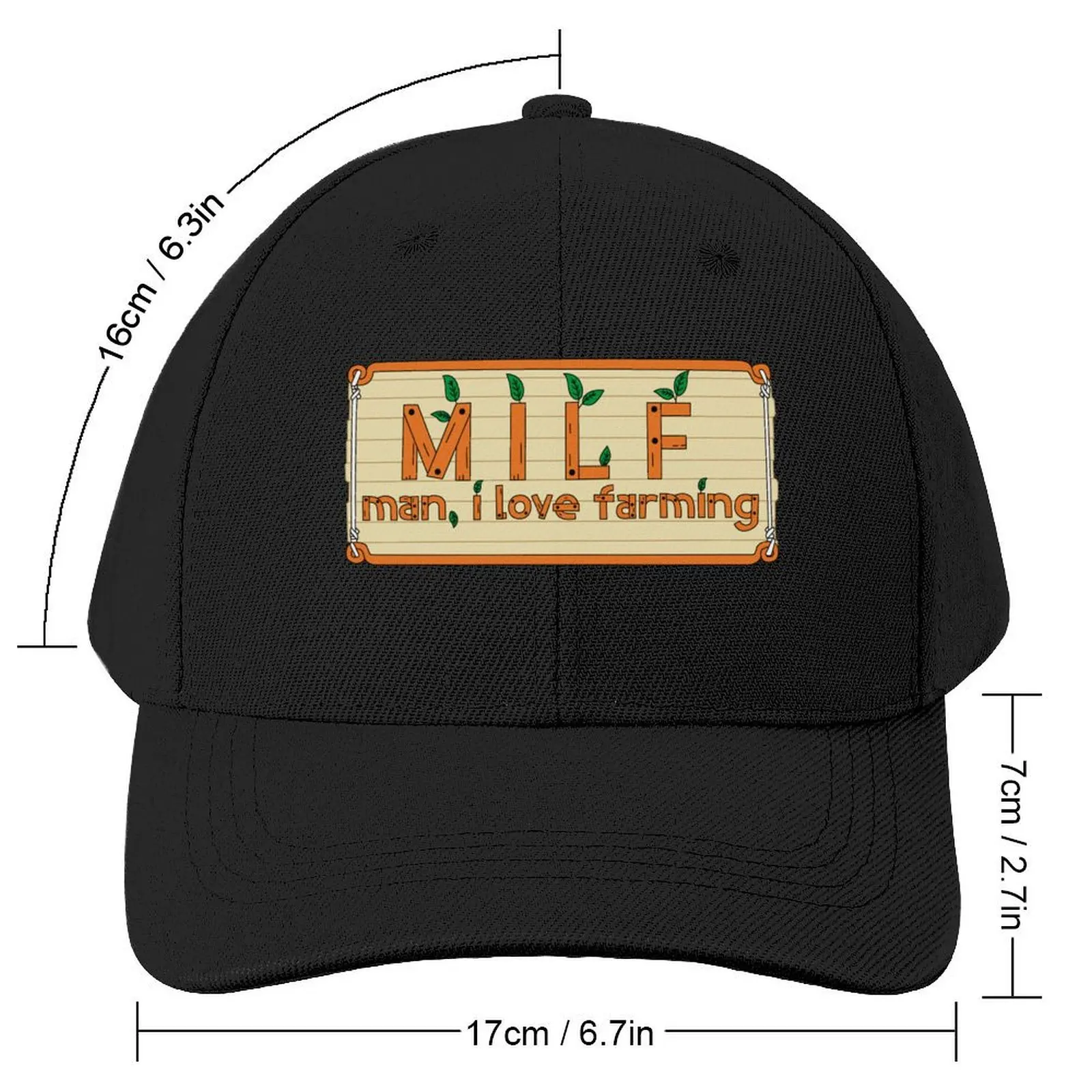 Stardew Valley Man I love Farming Baseball Cap beach hat Fashion Beach Sunhat Women's Hats For The Sun Men's