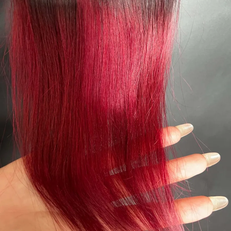 14A Цвет 1B/99J Прямые 4x4 Прозрачные кружевные застежки 100% необработанные бразильские человеческие волосы Remy Предварительно выщипанные детские волосы