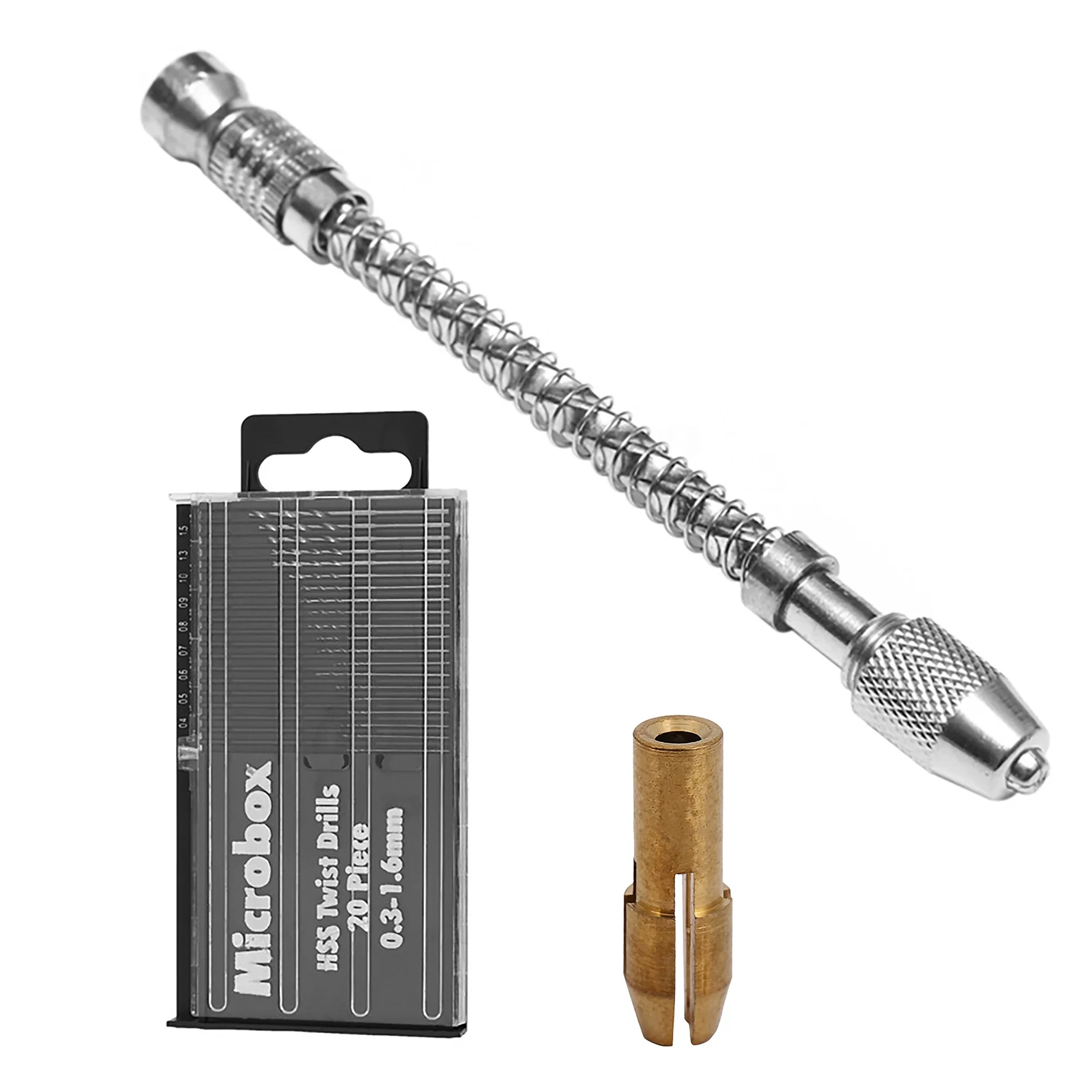 

AS63 21 шт., тиски, ручная спиральная дрель, мини-набор микросверл, полуавтоматический индекс