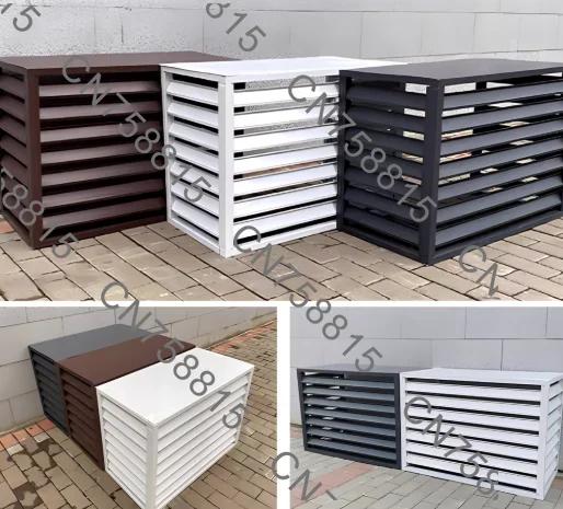 Aluminum alloy air conditioner shell, outdoor rainproof and sunscreen air conditioner external unit protective cover