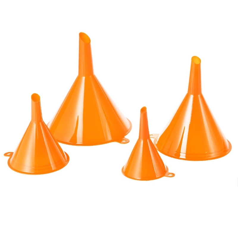 Set di imbuto in plastica da 4 pezzi per olio per Auto e fluidi funzione cucina domestica automatica