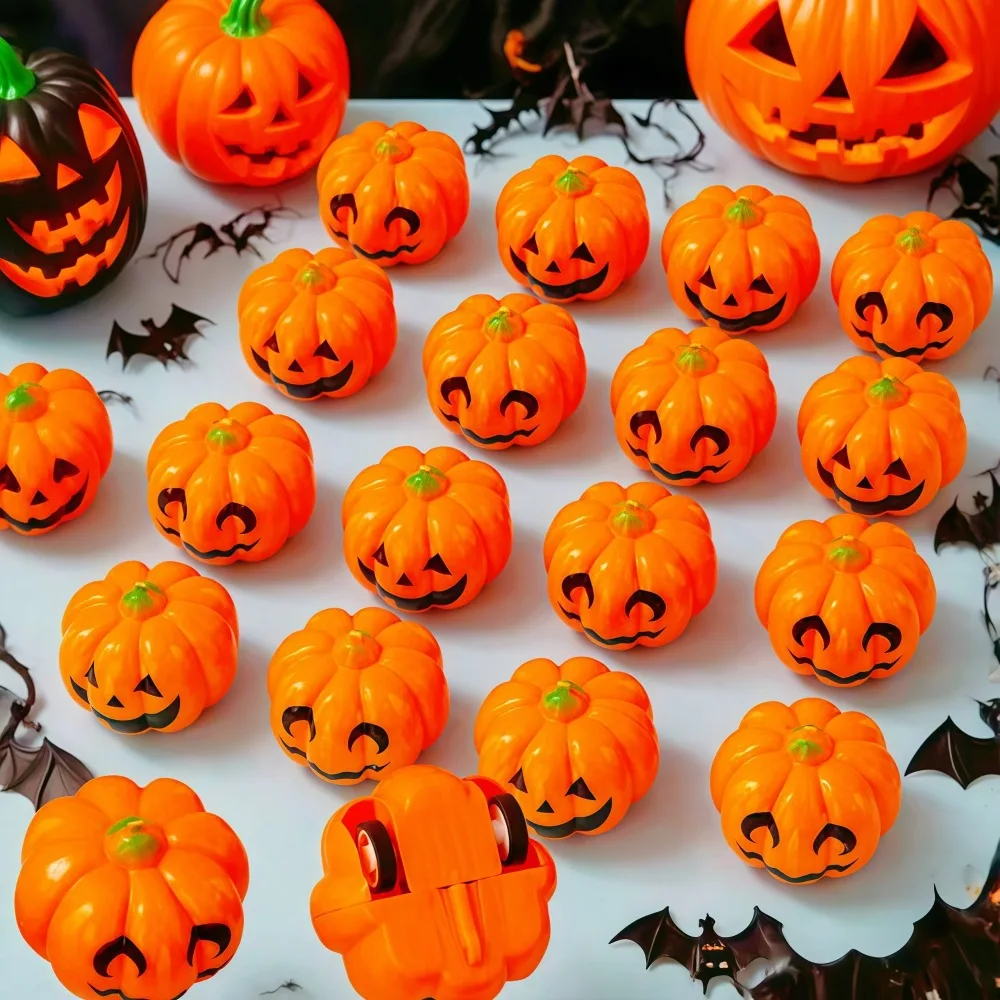 Chariot de citrouille de dessin animé d'halloween, 6/12/18 pièces, pour Halloween, anniversaire, noël, nouvel an, carnaval, cadeau de fête, sac cadeau rempli de prix