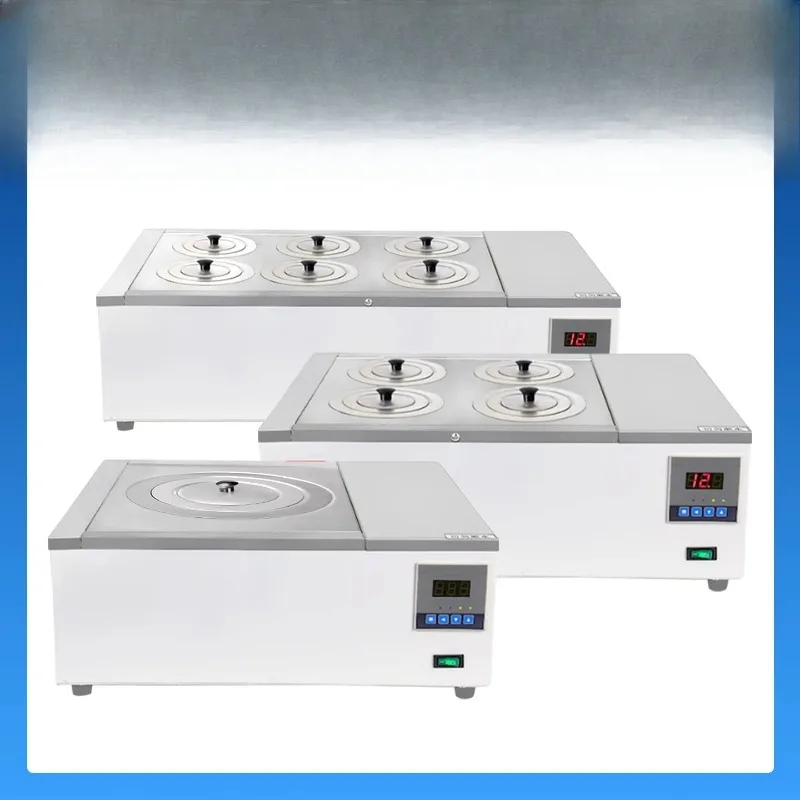 temperature water bath laboratory digital display single and double four six holes eight  double row