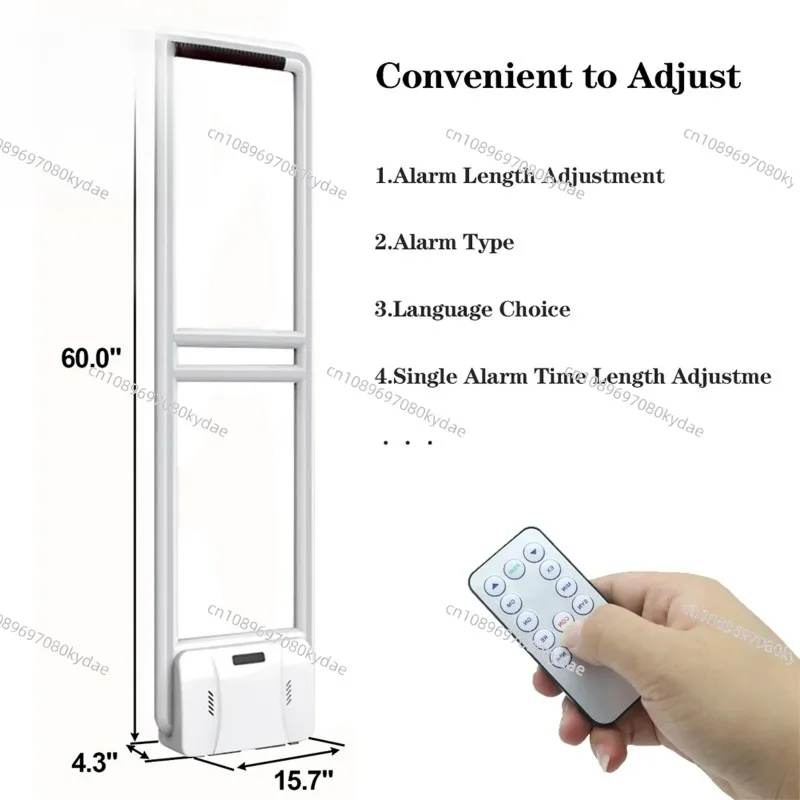 Retail anti-theft device, AM 58kHz security gate for supermarket loss prevention, EAS system for retail store anti shoplifting