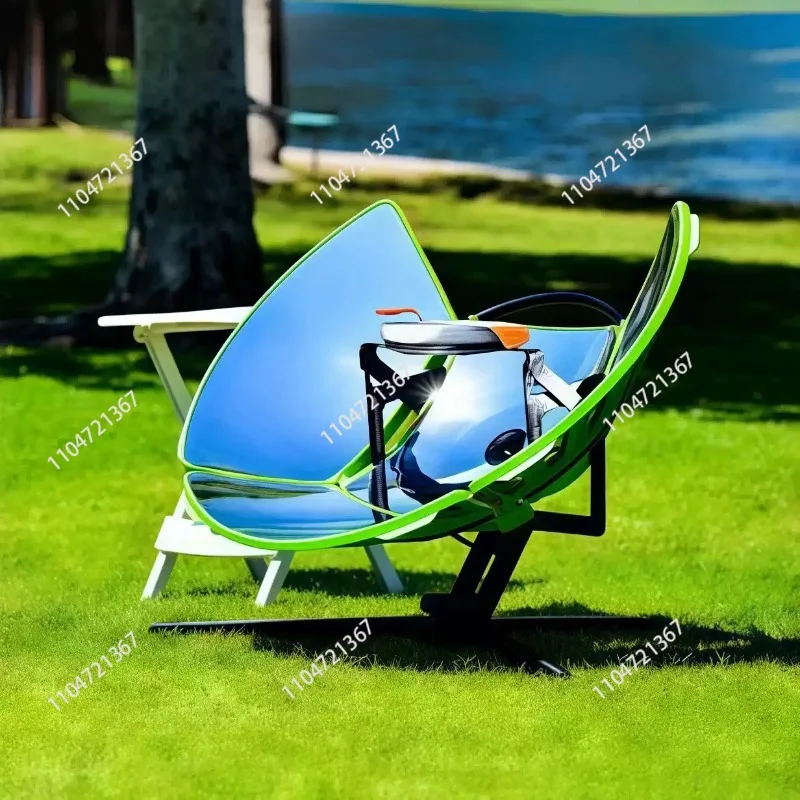 Portable Foldable Outdoor Solar Stove, Removable Solar Cooking Stove for Camping, 1Pc