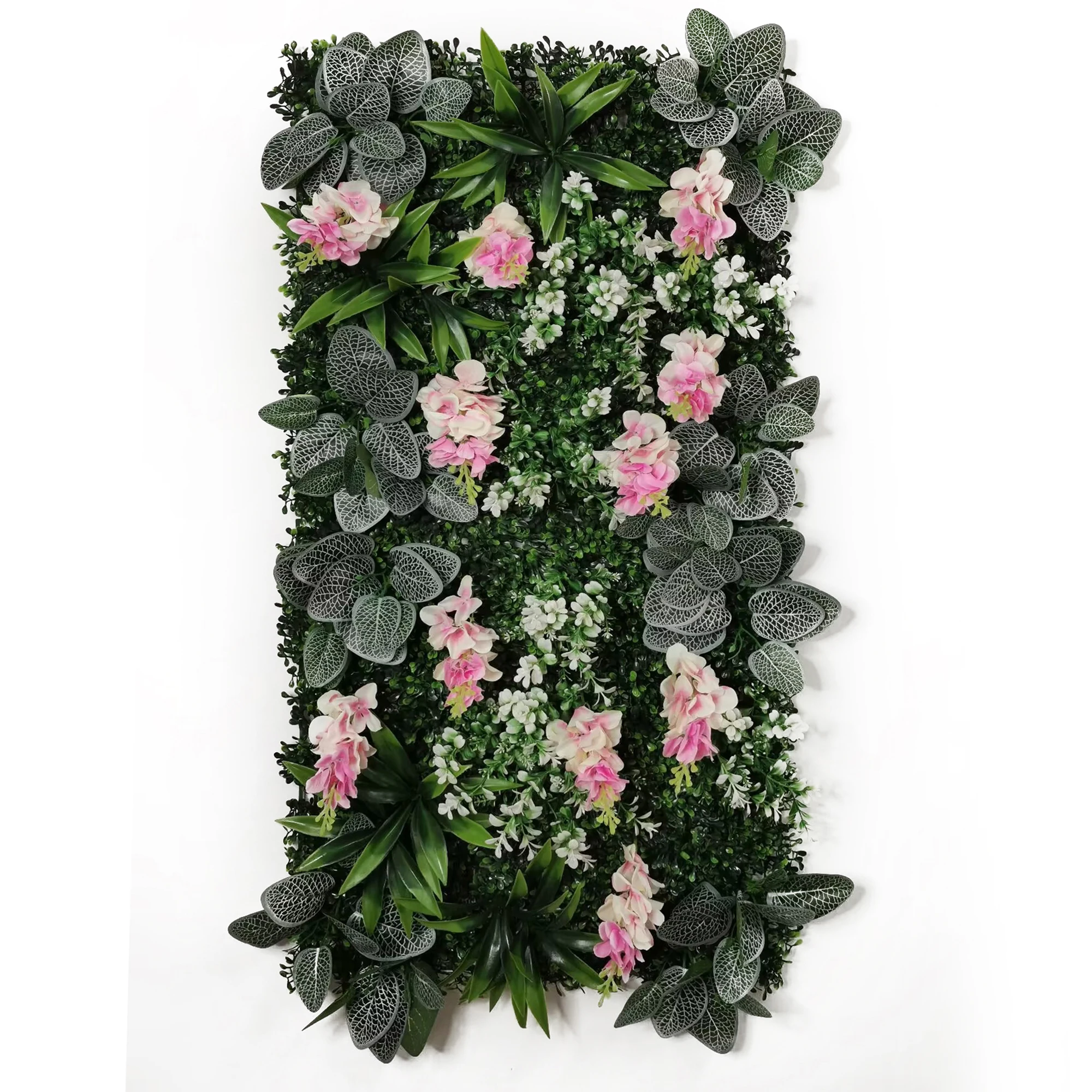 50 *100cm  Artificial Plant Lawn Grass Mat Greenery Panel Flower Fake Decorative Decor Wall Fence Carpet